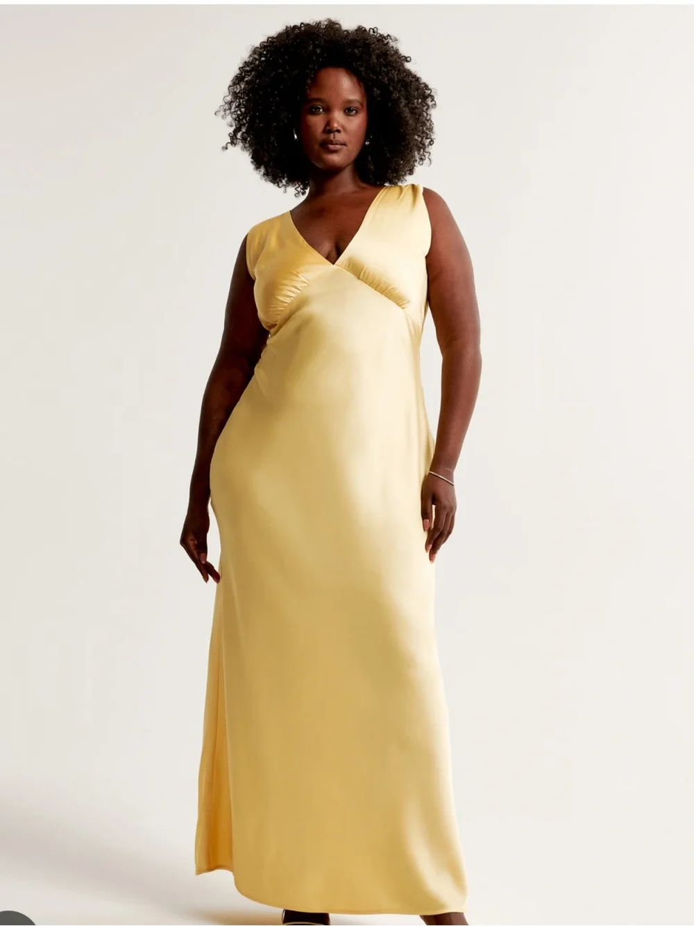 Abercrombie & Fitch Yellow Maxi Dress